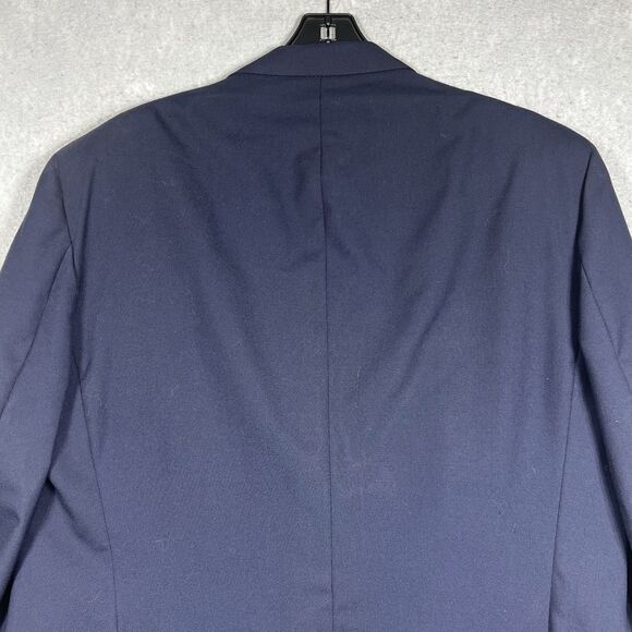 Vintage Burberrys’ Navy Blazer Pure Wool Gold Branded Buttons Jacket Mens Sz 46 - Picture 11 of 15
